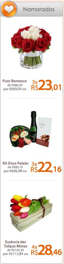 Presentes para Namorados e Namoradas